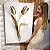 Quadro Decorativo Canvas Floral Tulipas Douradas Vertical - Imagem 6
