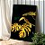 Quadro Decorativo Canvas Botânico Costela de Adão e Tucano Dourado Vertical - Imagem 3
