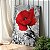 Quadro Decorativo Canvas Floral Papoula Vermelhas Vertical - Imagem 3