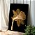 Quadro Decorativo Canvas Floral Raio X Fundo Preto Vertical - Imagem 4