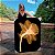Quadro Decorativo Canvas Floral Raio X Fundo Preto Vertical - Imagem 1