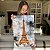 Quadro Decorativo Canvas Torre Eiffel Abstrata Monumentos Históricos Vertical - Imagem 5