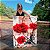 Quadro Decorativo Canvas Flores Rosas Vermelhas Fundo Abstrato Vertical - Imagem 1