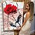 Quadro Decorativo Canvas Flores Rosas Vermelhas Fundo Abstrato Vertical - Imagem 6