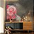 Quadro Decorativo Canvas Floral Composição Abstrata de Rosa Vertical - Imagem 2
