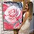 Quadro Decorativo Canvas Floral Composição Abstrata de Rosa Vertical - Imagem 6