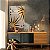 Quadro Decorativo Canvas Composição Abstrata de Folhas e Detalhes Dourados Vertical - Imagem 3