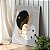 Quadro Decorativo Canvas Composição Abstrata de Folhas Douradas com Preto Vertical - Imagem 4
