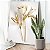 Quadro Decorativo Canvas Flores Brancas e Douradas - Imagem 4