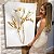 Quadro Decorativo Canvas Flores Brancas e Douradas - Imagem 6
