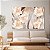 Quadro Decorativo Canvas Floral Flor de Cerejeira Branca e Rosé Horizontal - Imagem 2