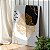 Quadro Decorativo Canvas Folhagens Pretas e Douradas Abstratas Vertical - Imagem 2