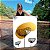 Quadro Decorativo Canvas Folhagens Pretas e Douradas Abstratas Vertical - Imagem 1