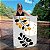 Quadro Decorativo Canvas Folhagens Pretas e Douradas Abstratas Vertical - Imagem 1