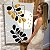 Quadro Decorativo Canvas Folhagens Pretas e Douradas Abstratas Vertical - Imagem 6