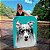 Quadro Decorativo Canvas Dog com Óculos Border Collie Pets Vertical - Imagem 1