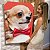Quadro Decorativo Canvas Dog Chihuahua Pets Fundo Vermelho Vertical - Imagem 6