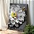 Quadro Decorativo Canvas Floral Orquídeas Brancas Vertical - Imagem 2