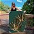 Quadro Decorativo Canvas Folhas Fundo Verde Vertical - Imagem 1