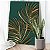 Quadro Decorativo Canvas Folhas Fundo Verde Vertical - Imagem 4