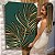 Quadro Decorativo Canvas Folhas Fundo Verde Vertical - Imagem 6