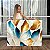 Quadro Decoração Canvas Folhas Abstratas Coloridas Horizontal - Imagem 1