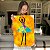 Quadro Decorativo Canvas Bailarina Abstrata Vertical - Imagem 5