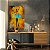Quadro Decorativo Canvas Bailarina Abstrata Vertical - Imagem 2
