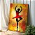 Quadro Decorativo Canvas Bailarina Abstrata Vertical - Imagem 3
