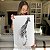 Quadro Decorativo Canvas Girafa Abstrato Fundo Cinza Animal Silvestre Vertical - Imagem 5