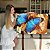 Quadro Decorativo Canvas Pintura de Borboleta Azul Estilo Nórdico Horizontal - Imagem 7