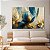 Quadro Decorativo Canvas Floral Flores Aquarelas Abstratas Horizontal - Imagem 2