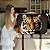 Quadro Decorativo Canvas Tigre Colorido Fundo Preto Horizontal - Imagem 6