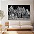 Quadro Decorativo Canvas Animal Silvestre Zebras Preto e Branco Horizontal - Imagem 2