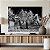 Quadro Decorativo Canvas Animal Silvestre Zebras Preto e Branco Horizontal - Imagem 4