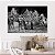 Quadro Decorativo Canvas Animal Silvestre Zebras Preto e Branco Horizontal - Imagem 5