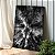 Quadro Decorativo Canvas Paisagem de Copas das Árvores Preto e Branco Vertical - Imagem 2