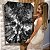 Quadro Decorativo Canvas Paisagem de Copas das Árvores Preto e Branco Vertical - Imagem 6