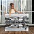 Quadro Decorativo Canvas Paisagem Lago na Floresta Black and White Horizontal - Imagem 1