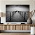 Quadro Decorativo Canvas Paisagem Ponte ao Mar Black and White Horizontal - Imagem 5