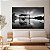 Quadro Decorativo Canvas Paisagem Barco de Pesca Malásia Black and White Horizontal - Imagem 2
