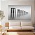Quadro Decorativo Canvas Paisagem Estruturas sobre a Água perspectiva Infinita Horizontal - Imagem 3