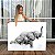 Quadro Decorativo Canvas Animais Selvagens Família de Elefantes Horizontal - Imagem 1