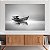 Quadro Decorativo Canvas Paisagem Barco Navegando Black and White Deluxe Horizontal - Imagem 3