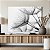 Quadro Decorativo Canvas Paisagem Dente de Leão Black and White Horizontal - Imagem 4