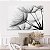 Quadro Decorativo Canvas Paisagem Dente de Leão Black and White Horizontal - Imagem 5