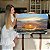 Quadro Decorativo Canvas Paisagem Pintura a Óleo Barco navegando ao mar sob Por do Sol Horizontal - Imagem 7