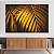 Quadro Decorativo Canvas Composição de Folhas Douradas Horizontal - Imagem 3