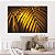 Quadro Decorativo Canvas Composição de Folhas Douradas Horizontal - Imagem 4