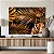 Quadro Decorativo Canvas Folhas de Costela de Adão e Palmeira Douradas Horizontal - Imagem 5